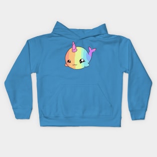 Cutie Narwhal Kids Hoodie